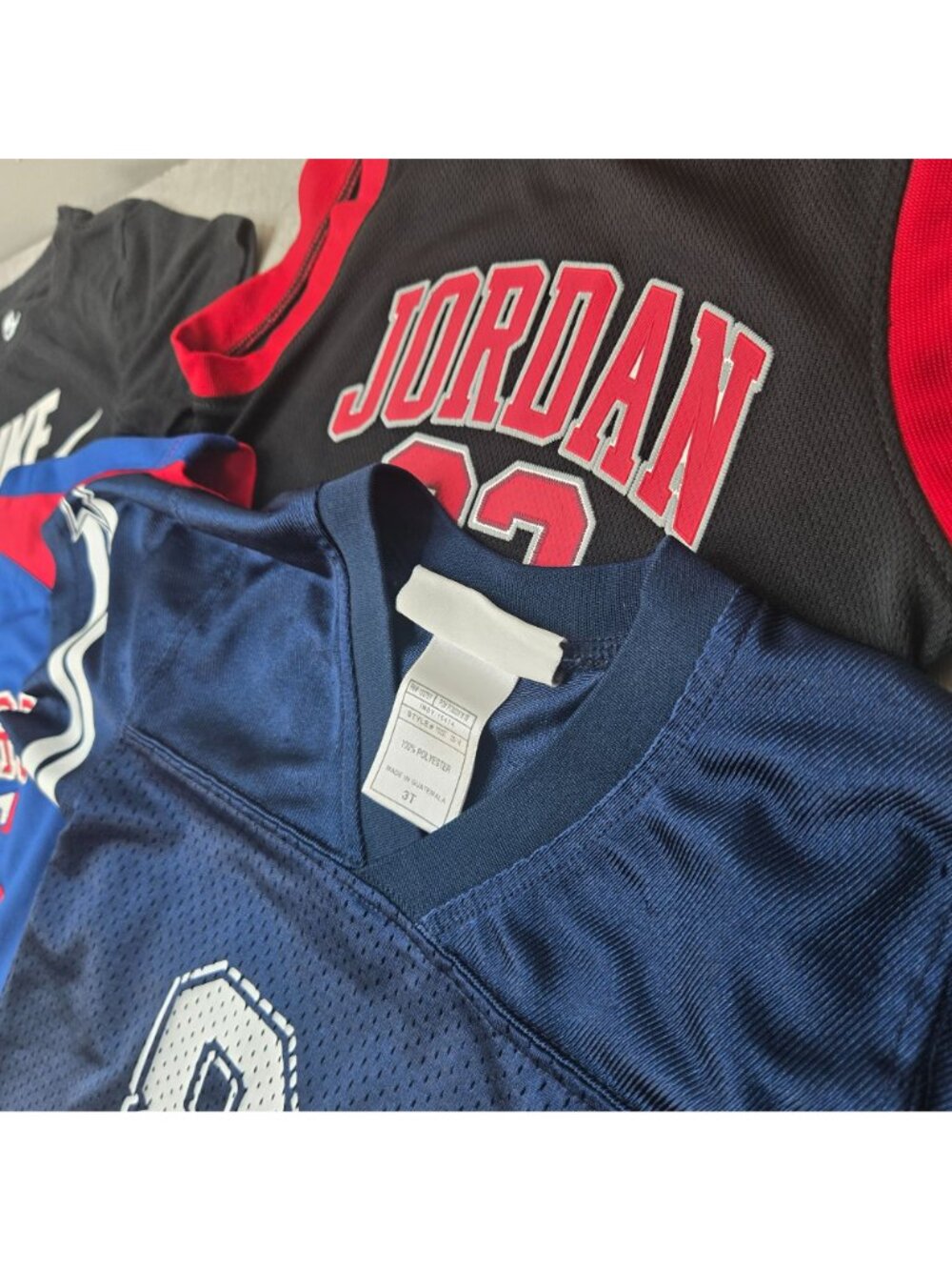 Jordan Nike Toddler T shirt Jersery Toddler Boy 3T Tops Bundle Set 4 Piece Lot - Picture 10 of 13